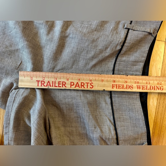 White House Black Market women’s linen blend wide leg trousers size 12 NWT - Picture 6 of 11